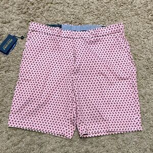 NWT Polo Golf Ralph Lauren Men's Pink Blue Paisley Shorts size 34 Classic Fit